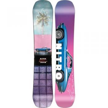 Nitro Cheap Thrills Tabla de Snowboard para Hombre, Freestyle, Twin, Flat-out Rocker, Urban