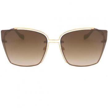 Ana Hickmann AH3176 Polarized Women's Sunglasses Gold Size 63