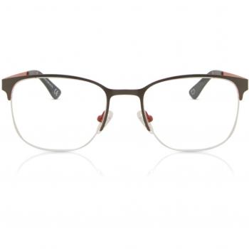 Gafas Recetadas Semi Rimless Metálicas Grises para Hombre - Gafas Anti-Azules - SmartBuy Collection