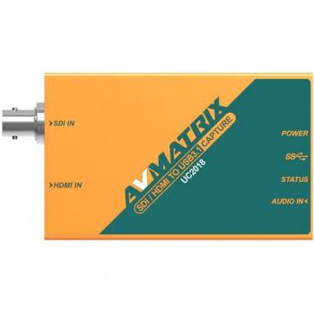 AVMATRIX UC2018 - HDMI/SDI Uncompressed Video Capture Card with USB 3.1 Type-C and HDMI Loopout