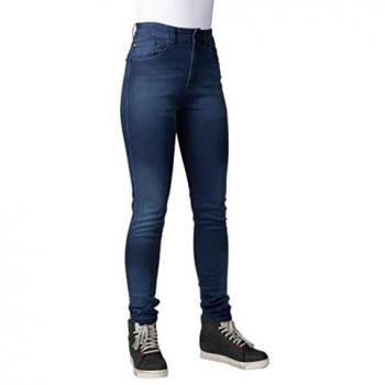 Bull-it Pantalones de Moto para Mujer Tactical Icona II Slim Azul