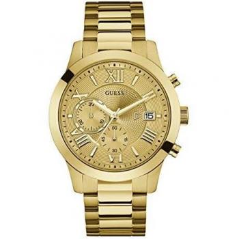 Guess Men's Analogue Quartz Watch with Stainless Steel Strap W0668G4