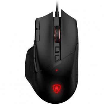 AOC AGON AGM600 Ratón Gaming con Cable Desmontable, Óptico, 16000 DPI, Mano Derecha, Negro