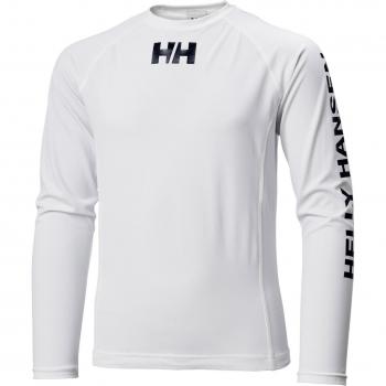 Helly Hansen Waterwear Rashguard Sudadera, Unisex Adulto, Blanco, 10