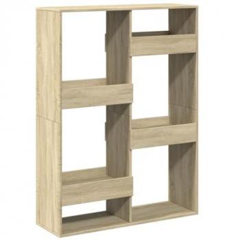 Estantería de madera de ingeniería roble Sonoma 100x33x135 cm Marrón