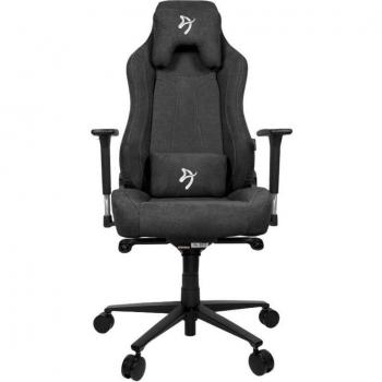 Silla Gaming Arozzi Vernazza de Tela Suave Gris Oscuro