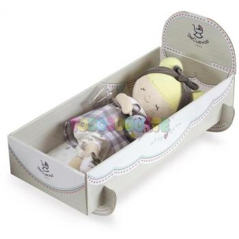 Muñeca Pipo Cuerpo Blando con Estuche Convertible en Cuna 36cm Decuevas 20047