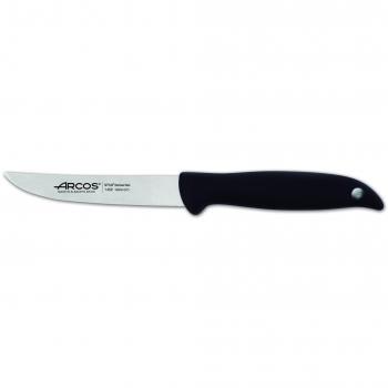 Arcos Serie Menorca, Cuchillo para Verduras, Hoja de 105 mm, Mango Color Negro