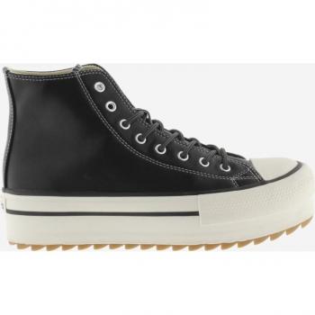 Zapatillas Altas Mujer Victoria - Negro (Polipiel, Plataforma 4cm)