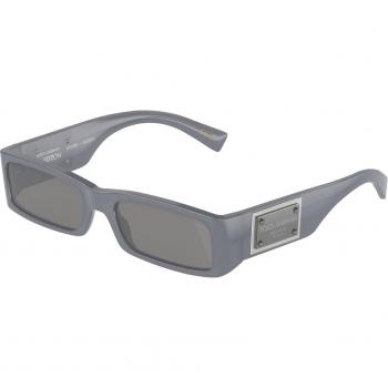 Dolce & Gabbana DG4444 Col. 30906G Uomo Squadrata Grigio Stylish Men's Sunglasses, Gray, Size: 55 MM