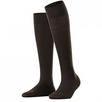 Falke Sensitive Berlin Ladies Merino Wool Knee High Socks for Diabetics - Dark Brown 5.5-8