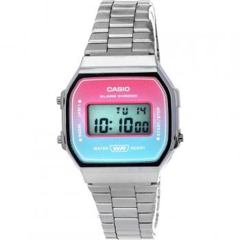 Casio Vintage Digital Stainless Steel Bracelet Quartz Unisex Watch A168WERB-2A