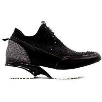 Cafè Noir LDE927010350 010 NERO 35 Slip-on con cristal de LYCRA