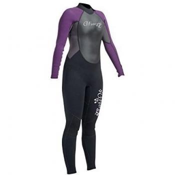 Gul Womens G-Force 3mm Flatlock T2 Wetsuit 2017 - Black/Mullberry 16