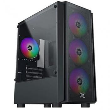 Caja Semitorre Micro-ATX Xigmatek NYX Air II Negra sin Alimentación