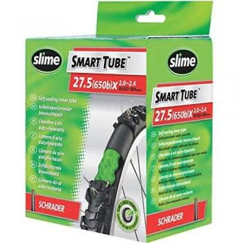 Slime - Tubo interior de bicicleta autosellante ecológico no tóxico de 27.5 x 2.00 - 2.40 pulgadas con una válvula Schrader