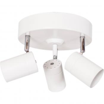 Lámpara de Techo Correct By Rydéns 3 Luces GU10 Blanco Mate Dimmable 20x20x14cm