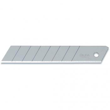 Cuchillas troceables de 18 mm en caja de plástico con clip Olfa