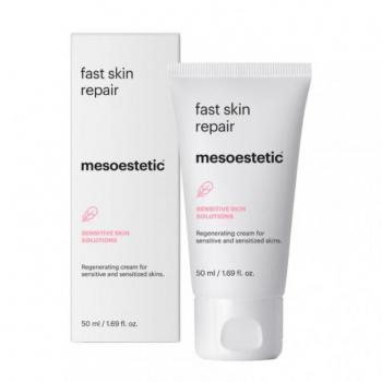 Mesoestetic Fast Skin Repair - Crema regeneradora para pieles sensibles y sensibilizadas, hidratante, regeneradora, antioxidante