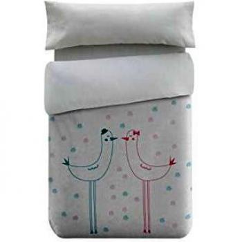Pooch Funda nórdica Cama y Almohada, Algodón, Multicolor, 220x155x10 cm