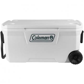 Nevera Rígida Portátil con Ruedas Coleman Marine Xtreme 100QT (90.2L) - Aislamiento de 5 Días y Protección UV