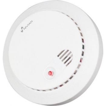 Nivian Smart - Detector de Humo con Sirena y LED Incorporados - Compatible con Alarma y Funcionamiento Autónomo