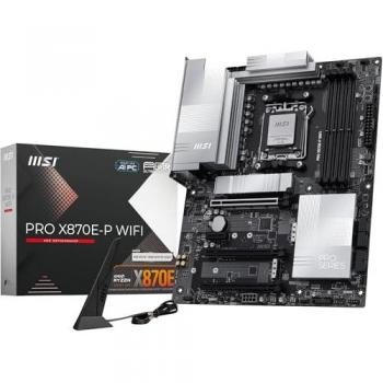 Placa Base MSI PRO X870E-P WIFI ATX AMD X870E Zócalo AM5 DDR5 PCIe 5.0 Wi-Fi 7 RGB