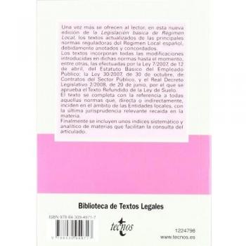 Legislación básica de Régimen Local