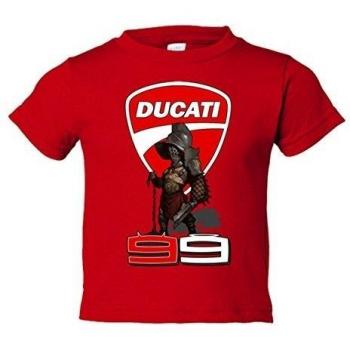 Camiseta niño Moto GP Jorge Lorenzo Ducati 99 guerrero - Rojo, 12-14 años