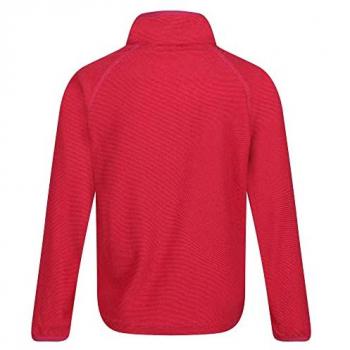 Regatta Kids' Loco Half Zip Fleece - Pink Potion/Berry Pink, Size 9-10 yrs