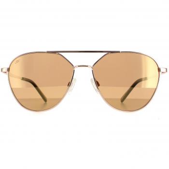 Serengeti Odell SS555004 Rose Gold Polarized Aviator Sunglasses 59 mm