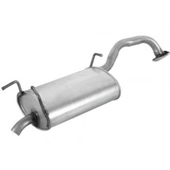 Silenciador trasero Walker 22391 - Silenciador posterior, diseñado para vehículos, fabricado en acero inoxidable, con un acabado de alta calidad que reduce el ruido del escape y mejora el rendimiento del motor