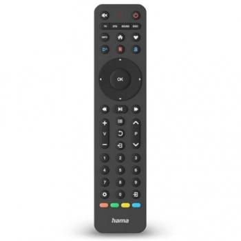 Mando a Distancia Universal Hama 4 Dispositivos Infrarrojo Aprendizaje Botones App Negro