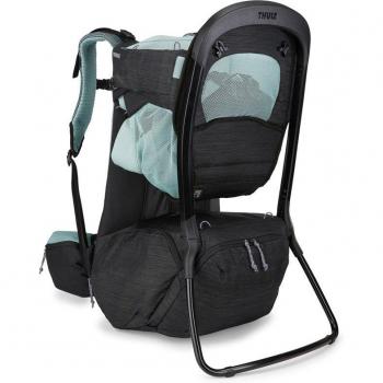 Thule Sapling Child Carrier Backpack - Size: One Size, Features: Adjustable child seat with safety harness, Removable and washable drool pad, Integrated sunshade, Multiple pockets for storage, Padded hip belt for comfort, Lightweight aluminum frame,