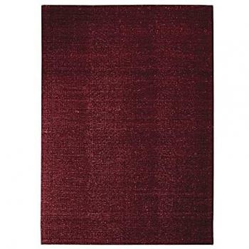 Tapis de laine et coton rouge foncé 160 x 230 cm