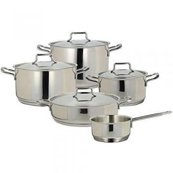 Batería de cocina Vanitosa Tognana de acero inoxidable, 9 piezas