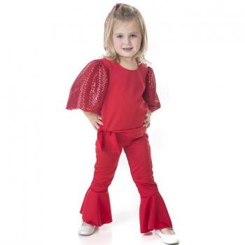 Disfraz para Niñas Carrá Rojo (3-5 años)