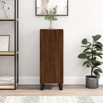 Aparador de madera de ingeniería 34,5x34x90 cm - Mueble de Almacenaje para Salón, Buffet, Armario Auxiliar y Armario de Almacenamiento en color marrón roble