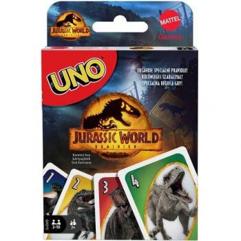Juego de Cartas UNO Jurassic World 3 Mattel Games