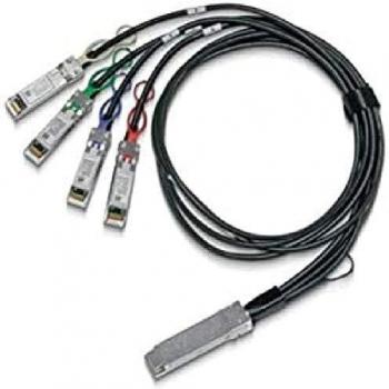 Mellanox Technologies MCP7F00-A005R26L Cable de Fibra optica 5 m LSZH QSFP28 4X SFP28 Negro