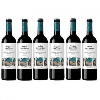 Viñas Del Vero Tinto Cabernet-Merlot - Vino D.O. Somontano - 6 botellas de 750 ml - Total: 4500 ml