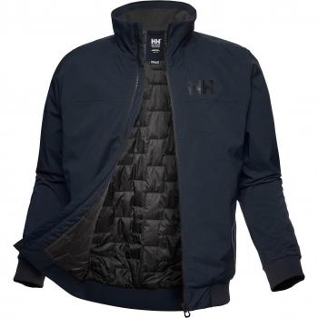Helly Hansen Men's HP Racing Lifaloft Waterproof Bomber Jacket Navy 2XL