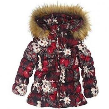 Pampolina Parka mit abnehmbarer Kapuze-Chaqueta Niñas,  
 multicolor