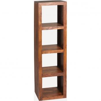 Estantería de madera de palisandro con 4 estantes Bombay