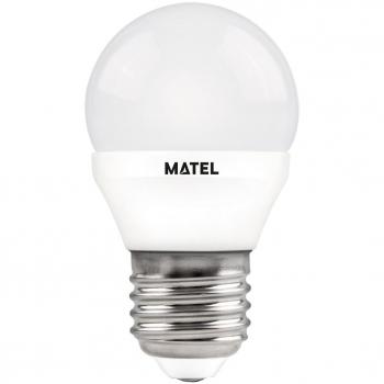 Bombilla LED Esférica Regulable 7W E27 4200K Matel