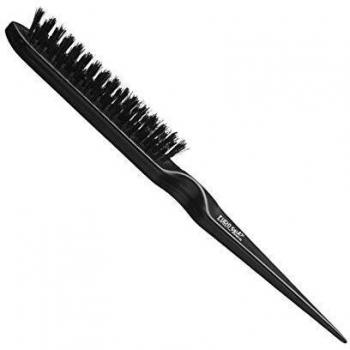 Eurostil Crepar Flat Brush Boar Bristle 3 Rows Black
