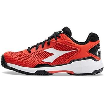 Diadora Speed Competition 5 Clay - Zapatillas de tenis para hombre, color rojo, blanco y negro, color Rojo, talla EU 44,5 -UK 10