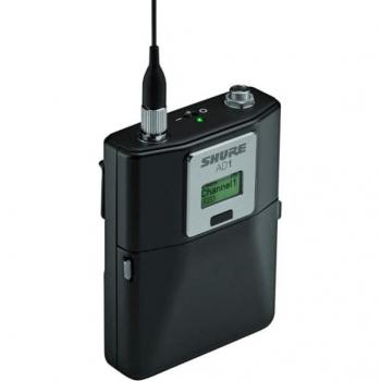 Shure AD1 Bodypack Transmitter with 3-Pin LEMO Connector, G57: 470 to 616MHz
