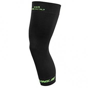 Q36.5 Sun&Air Knee Cover Black, Rodilleras de Ciclismo Unisex Adulto, Unisex Adulto, 095.2.M-L, Negro, M-L