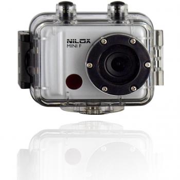 Nilox Mini F 13NXAKCO00001 - Vídeo Cámara de acción y deporte, sumergible, Full HD Alta definición 1080P, 2pulgadas, 30 FPS, ángulo de visión de 120 grados